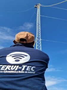 Enlace inalámbrico en torre
